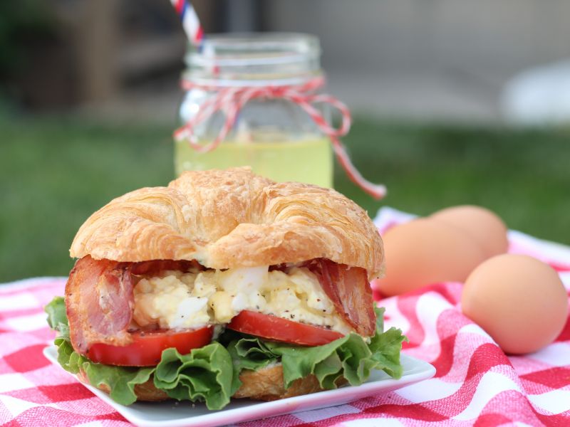 Ranch BLT Egg Salad Sandwich