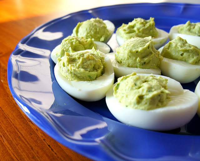Avocado Deviled Eggs