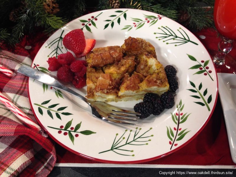 Christmas Morning French Toast Casserole
