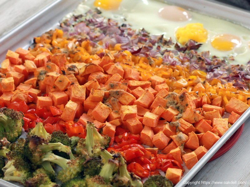 Rainbow Veggies &amp; Eggs