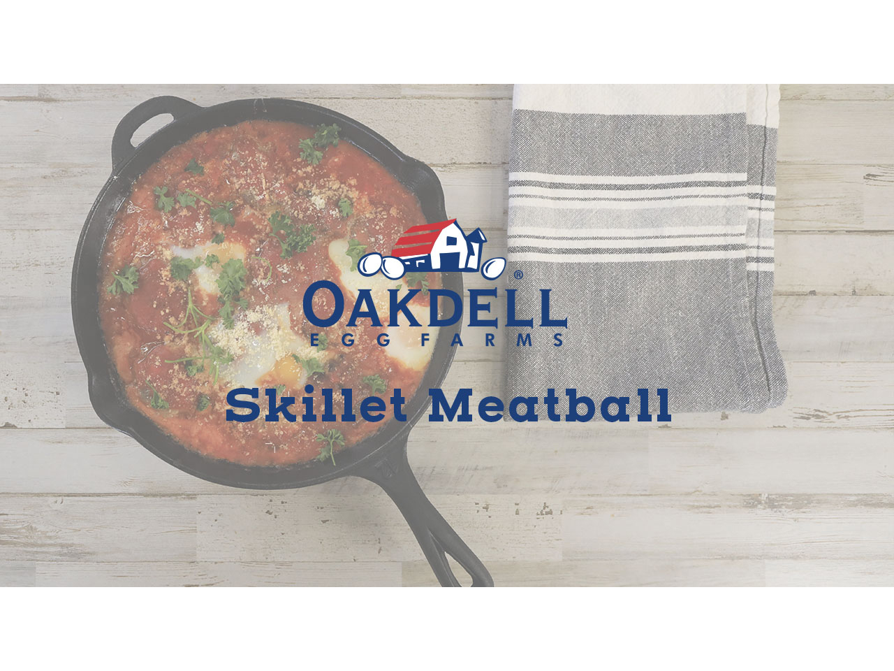 Recipe Info Skillet Meatball and Eggs