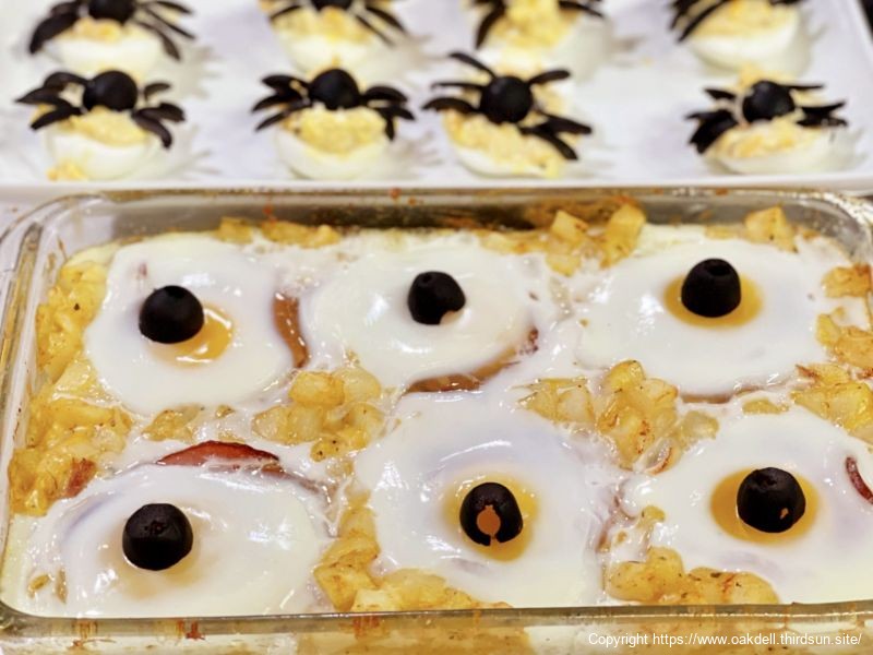 Breakfast Eyeball Bake