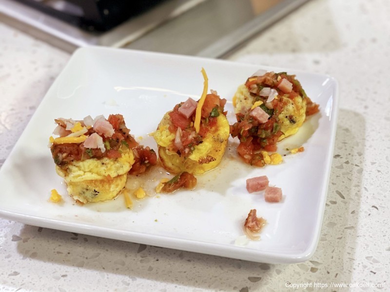 Ham and Cheese Egg Bites