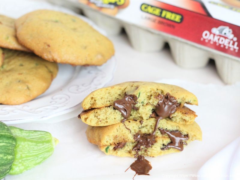 Cakey Zucchini Chocolate Chip Cookies