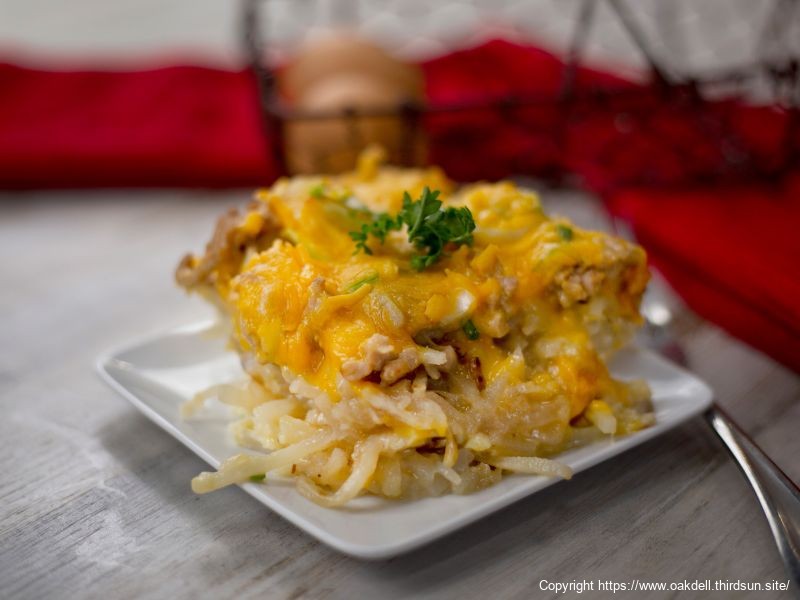 Hash Brown Egg Bake