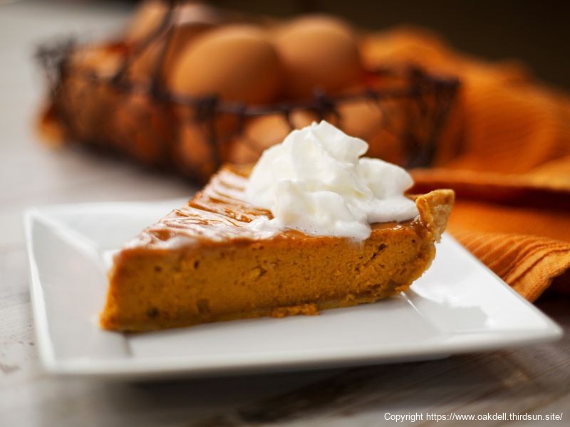 Caramel Pumpkin Pie