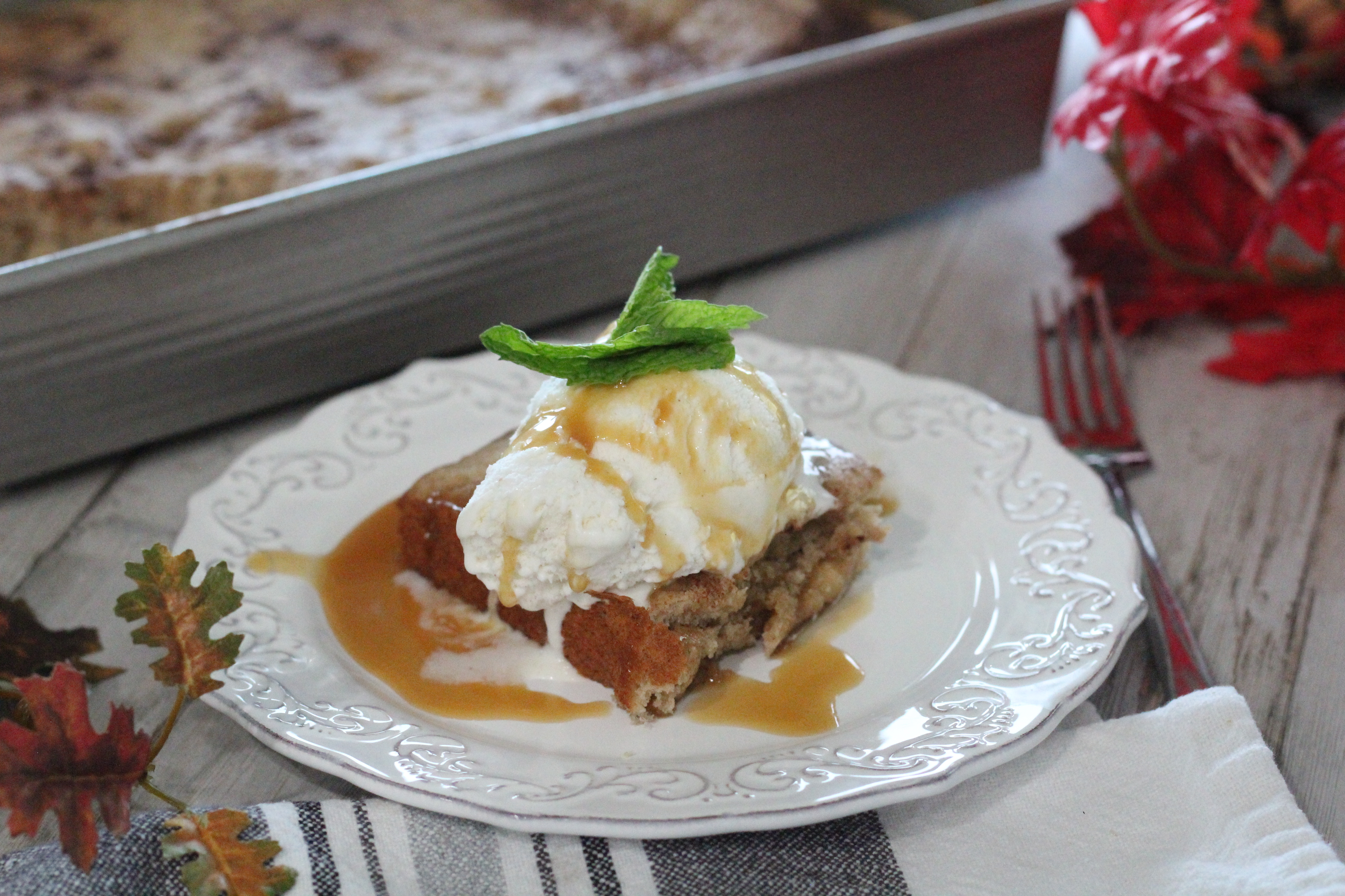 Caramelized Apple Banana Brownies