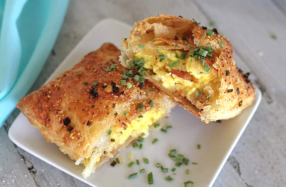 Cheesy Egg Pockets