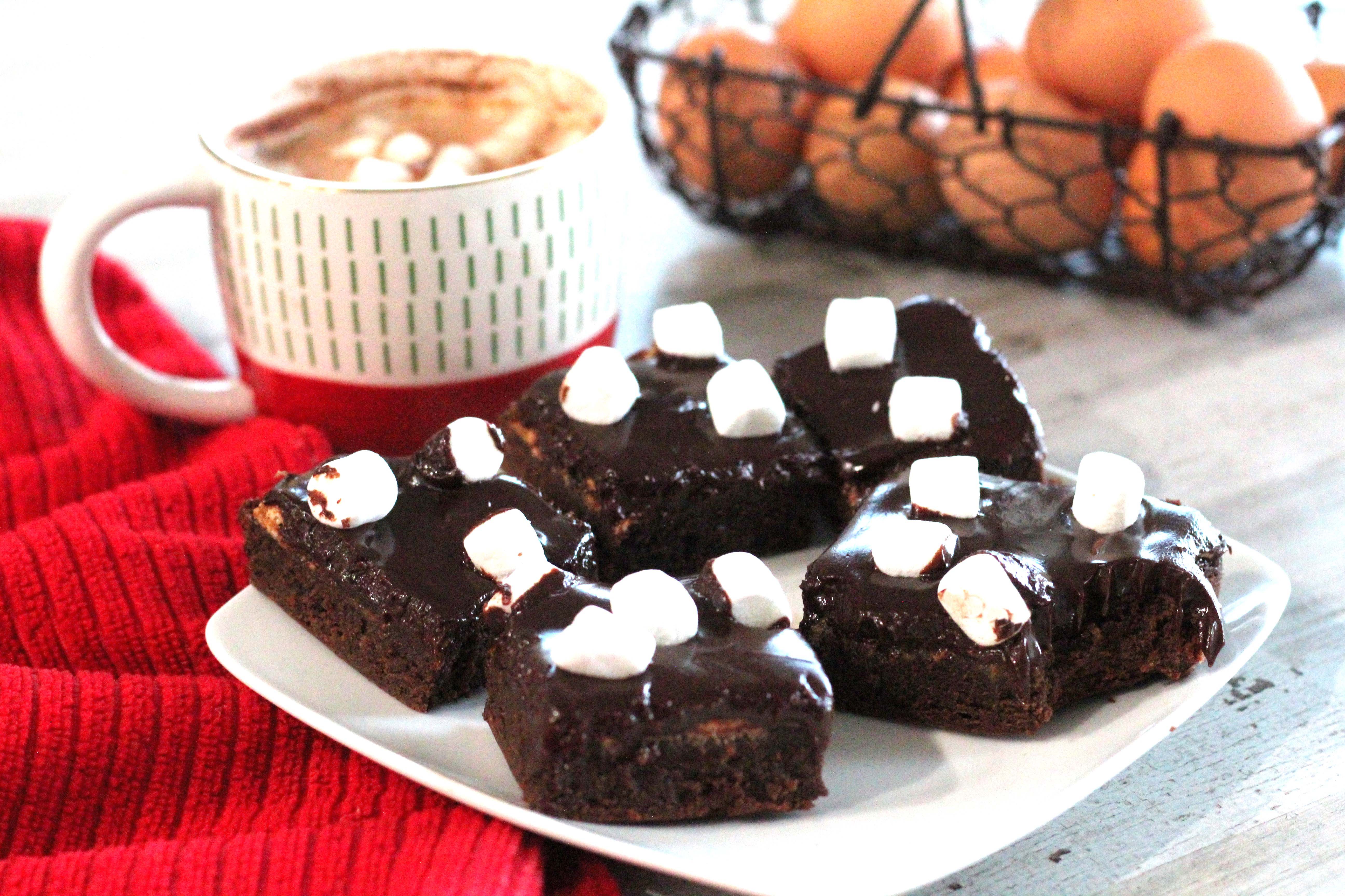 Hot Cocoa Brownies