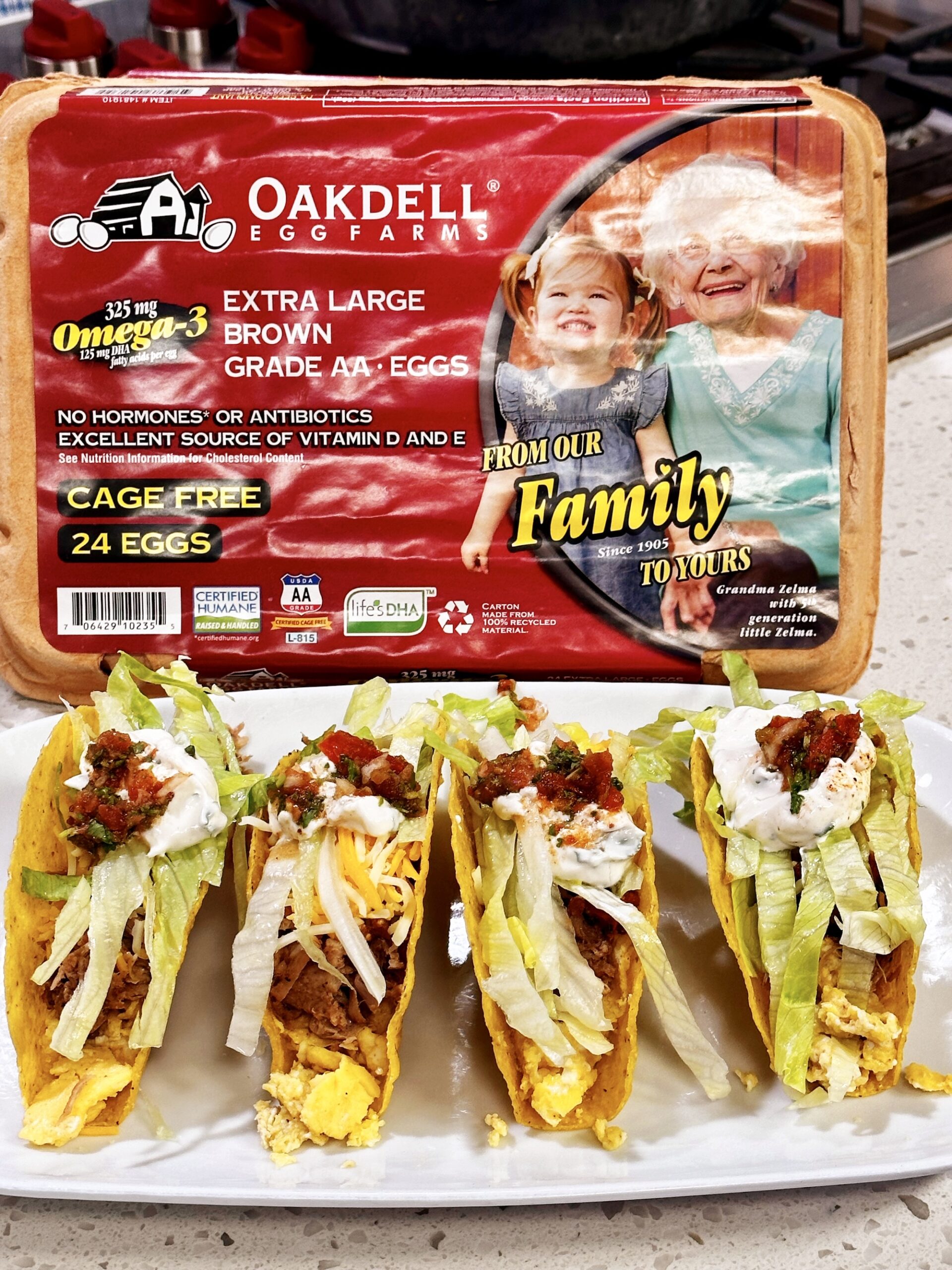 Breakfast Taco Egg Scramble