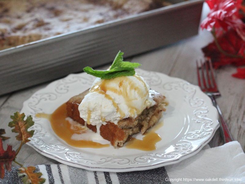 Caramelized Apple Banana Brownies