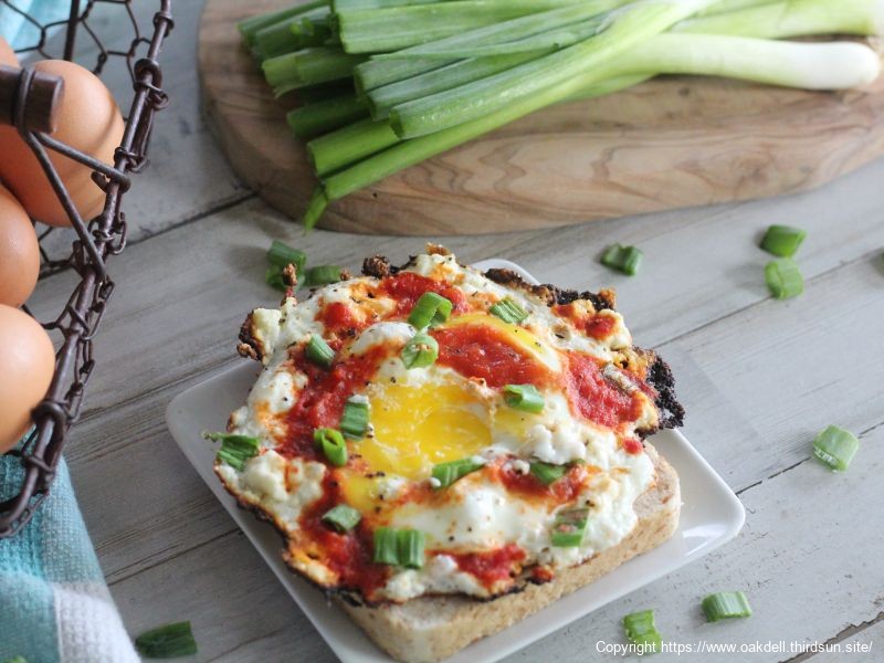 Viral Crispy Feta Eggs