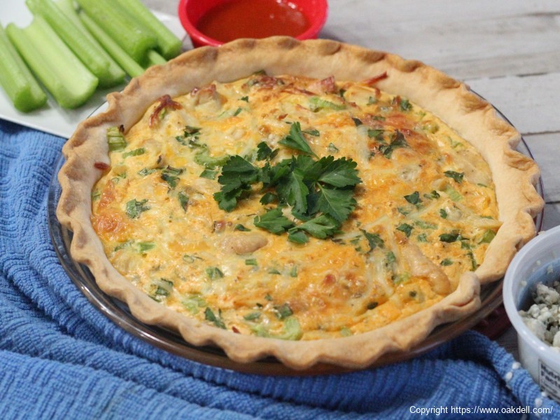 Buffalo Chicken Quiche
