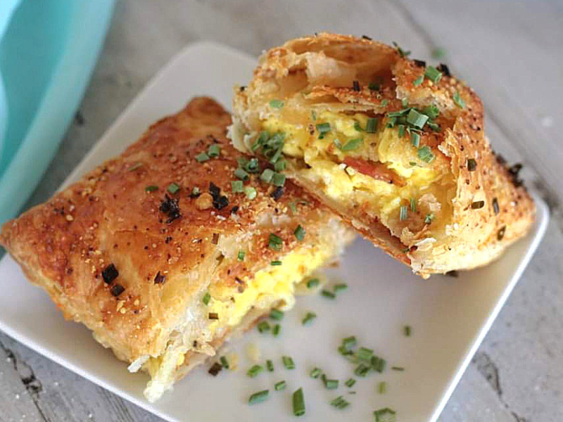 Cheesy Egg Pockets