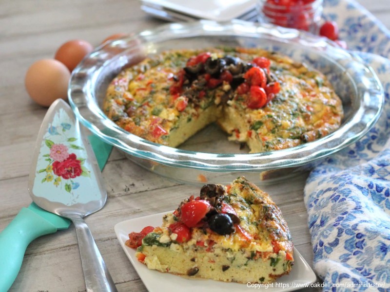 Crustless Mediterranean Quiche