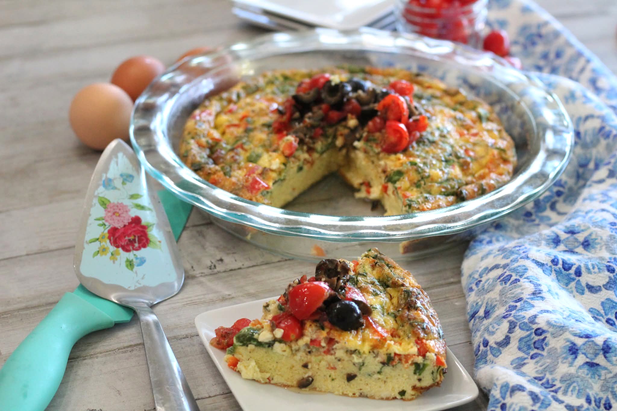 Crustless Mediterranean Quiche