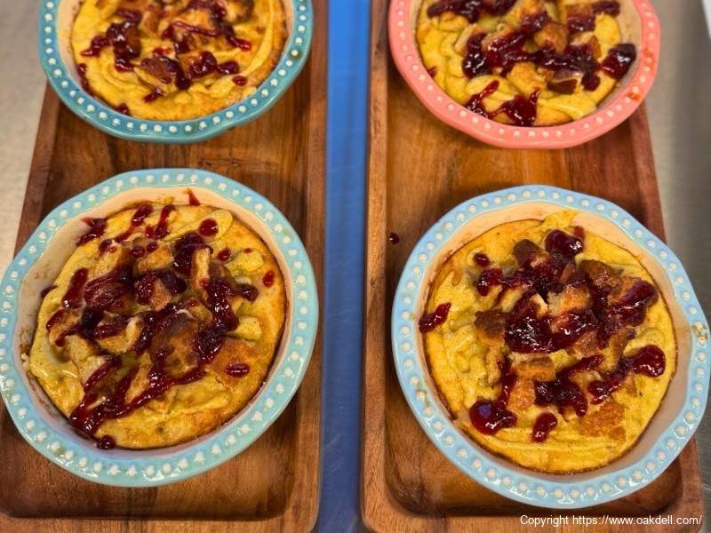 Mini Monte Cristo Frittatas with Brioche Croutons