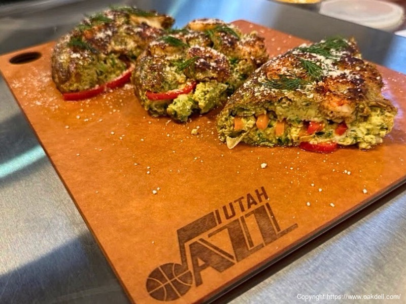 Zucchini Shrimp Frittata